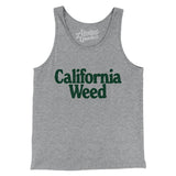 California Weed Men/Unisex Tank Top-Athletic Heather-Allegiant Goods Co. Vintage Sports Apparel
