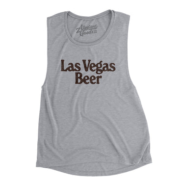Las Vegas Beer Women's Flowey Scoopneck Muscle Tank-Allegiant Goods Co. Vintage Sports Apparel