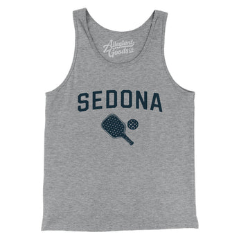 Sedona Pickleball Men/Unisex Tank Top-Athletic Heather-Allegiant Goods Co. Vintage Sports Apparel