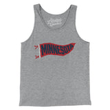 Minnesota Pennant Men/Unisex Tank Top-Allegiant Goods Co. Vintage Sports Apparel