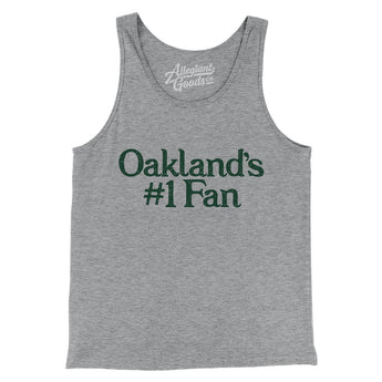 Oakland's Number 1 Fan Men/Unisex Tank Top-Allegiant Goods Co. Vintage Sports Apparel