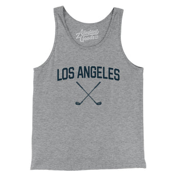 Los Angeles Golf Men/Unisex Tank Top-Athletic Heather-Allegiant Goods Co. Vintage Sports Apparel