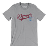 Denver Vintage Script Men/Unisex T-Shirt-Allegiant Goods Co. Vintage Sports Apparel