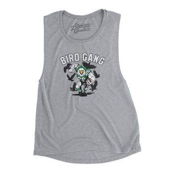 Bird Gang Women's Flowey Scoopneck Muscle Tank-Athletic Heather-Allegiant Goods Co. Vintage Sports Apparel