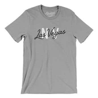 Las Vegas Nv Overprinted Men/Unisex T-Shirt-Allegiant Goods Co. Vintage Sports Apparel