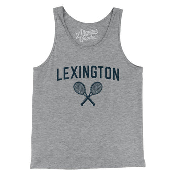 Lexington Tennis Men/Unisex Tank Top-Athletic Heather-Allegiant Goods Co. Vintage Sports Apparel