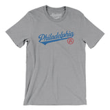 Philadelphia Vintage Script Men/Unisex T-Shirt-Allegiant Goods Co. Vintage Sports Apparel