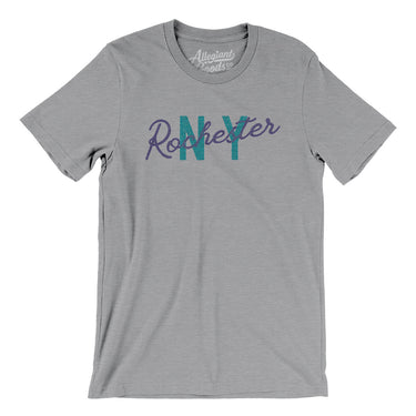 Rochester Ny Overprinted Men/Unisex T-Shirt-Allegiant Goods Co. Vintage Sports Apparel