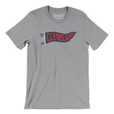 Cleveland Pennant Men/Unisex T-Shirt-Allegiant Goods Co. Vintage Sports Apparel