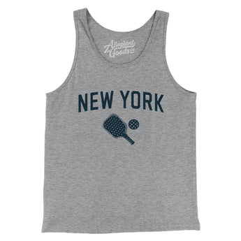 New York Pickleball Men/Unisex Tank Top-Athletic Heather-Allegiant Goods Co. Vintage Sports Apparel