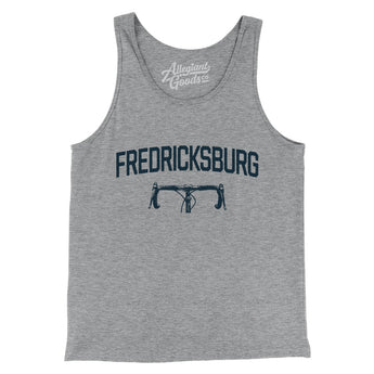 Fredericksburg Cycling Men/Unisex Tank Top-Athletic Heather-Allegiant Goods Co. Vintage Sports Apparel