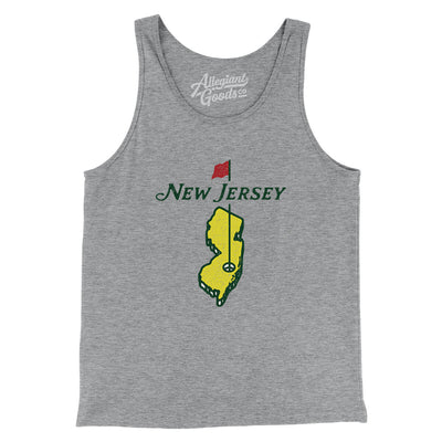 New Jersey Golf Men/Unisex Tank Top-Athletic Heather-Allegiant Goods Co. Vintage Sports Apparel
