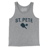 St. Pete Pickleball Men/Unisex Tank Top-Athletic Heather-Allegiant Goods Co. Vintage Sports Apparel