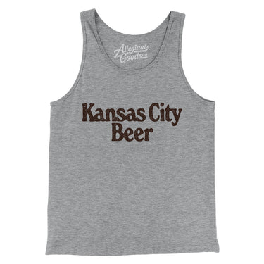 Kansas City Beer Men/Unisex Tank Top-Allegiant Goods Co. Vintage Sports Apparel
