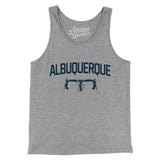 Albuquerque Cycling Men/Unisex Tank Top-Athletic Heather-Allegiant Goods Co. Vintage Sports Apparel
