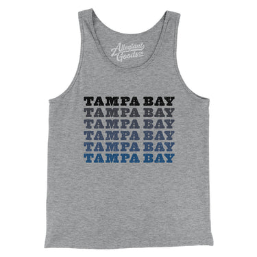 Tampa Bay Repeat Men/Unisex Tank Top-Allegiant Goods Co. Vintage Sports Apparel