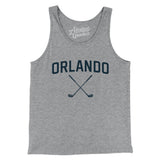 Orlando Golf Men/Unisex Tank Top-Athletic Heather-Allegiant Goods Co. Vintage Sports Apparel