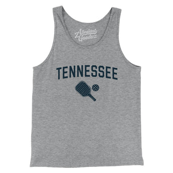 Tennessee Pickleball Men/Unisex Tank Top-Athletic Heather-Allegiant Goods Co. Vintage Sports Apparel