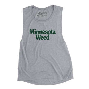 Minnesota Weed Women's Flowey Scoopneck Muscle Tank-Allegiant Goods Co. Vintage Sports Apparel