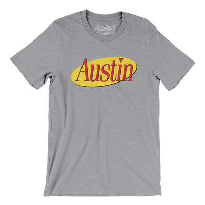 Austin Seinfeld Men/Unisex T-Shirt-Athletic Heather-Allegiant Goods Co. Vintage Sports Apparel