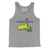 Massachusetts Golf Men/Unisex Tank Top-Allegiant Goods Co. Vintage Sports Apparel