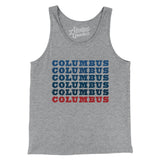 Columbus Repeat Men/Unisex Tank Top-Allegiant Goods Co. Vintage Sports Apparel