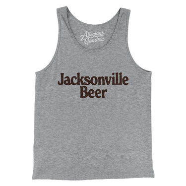 Jacksonville Beer Men/Unisex Tank Top-Allegiant Goods Co. Vintage Sports Apparel