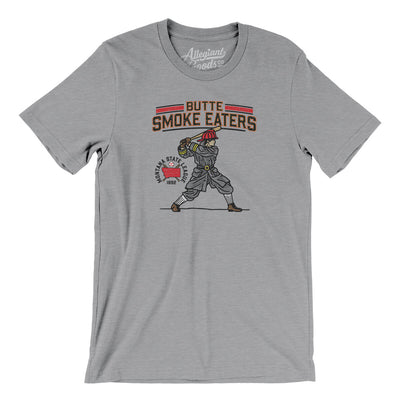 Butte Smoke Eaters Men/Unisex T-Shirt-Athletic Heather-Allegiant Goods Co. Vintage Sports Apparel