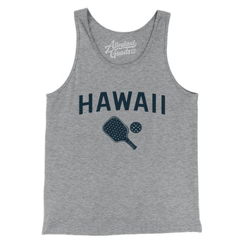 Hawaii Pickleball Men/Unisex Tank Top-Athletic Heather-Allegiant Goods Co. Vintage Sports Apparel