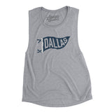 Dallas Pennant Women's Flowey Scoopneck Muscle Tank-Allegiant Goods Co. Vintage Sports Apparel