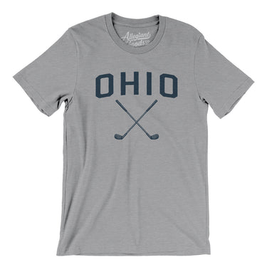 Ohio Golf Men/Unisex T-Shirt-Athletic Heather-Allegiant Goods Co. Vintage Sports Apparel