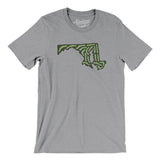 Maryland Golf Course Men/Unisex T-Shirt-Athletic Heather-Allegiant Goods Co. Vintage Sports Apparel