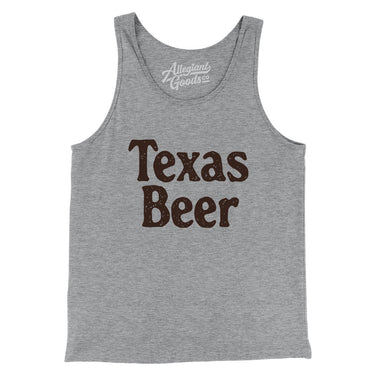 Texas Beer Men/Unisex Tank Top-Allegiant Goods Co. Vintage Sports Apparel
