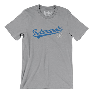Indianapolis Vintage Script Men/Unisex T-Shirt-Allegiant Goods Co. Vintage Sports Apparel