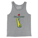 Delaware Golf Men/Unisex Tank Top-Allegiant Goods Co. Vintage Sports Apparel