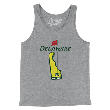 Delaware Golf Men/Unisex Tank Top-Allegiant Goods Co. Vintage Sports Apparel