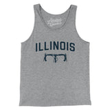 Illinois Cycling in Athletic Heather Color