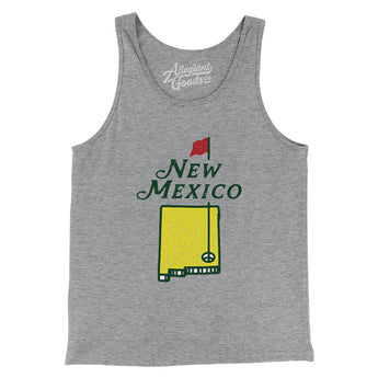 New Mexico Golf Men/Unisex Tank Top-Allegiant Goods Co. Vintage Sports Apparel