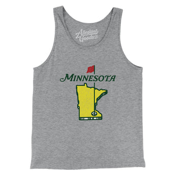 Minnesota Golf Men/Unisex Tank Top-Allegiant Goods Co. Vintage Sports Apparel