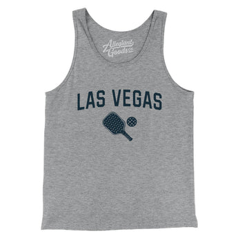 Las Vegas Pickleball Men/Unisex Tank Top-Athletic Heather-Allegiant Goods Co. Vintage Sports Apparel