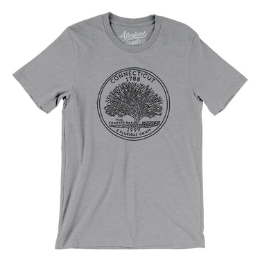 Connecticut State Quarter Men/Unisex T-Shirt-Allegiant Goods Co. Vintage Sports Apparel