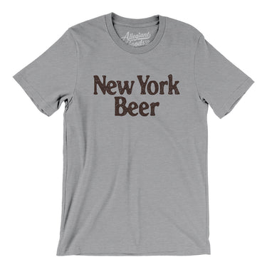 New York Beer Men/Unisex T-Shirt-Allegiant Goods Co. Vintage Sports Apparel