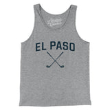 El Paso Golf Men/Unisex Tank Top-Athletic Heather-Allegiant Goods Co. Vintage Sports Apparel