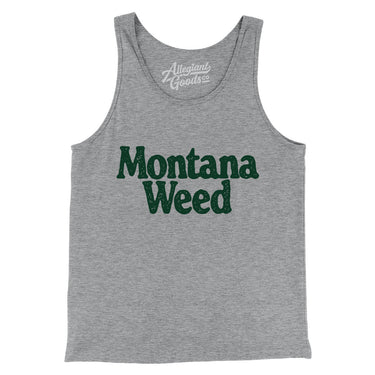 Montana Weed Men/Unisex Tank Top-Allegiant Goods Co. Vintage Sports Apparel