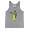Vermont Golf Men/Unisex Tank Top-Athletic Heather-Allegiant Goods Co. Vintage Sports Apparel