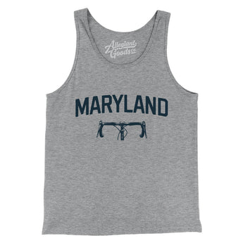 Maryland Cycling Men/Unisex Tank Top-Athletic Heather-Allegiant Goods Co. Vintage Sports Apparel