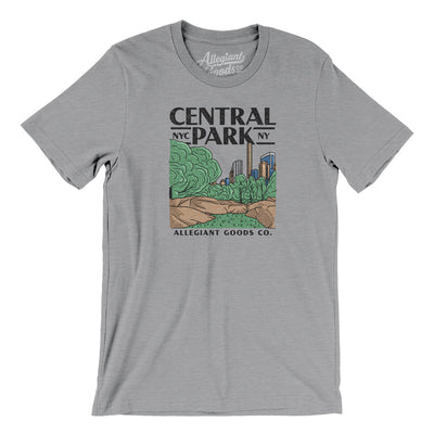 Central Park Men/Unisex T-Shirt-Athletic Heather-Allegiant Goods Co. Vintage Sports Apparel