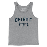 Detroit Cycling Men/Unisex Tank Top-Athletic Heather-Allegiant Goods Co. Vintage Sports Apparel