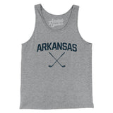 Arkansas Golf Men/Unisex Tank Top-Athletic Heather-Allegiant Goods Co. Vintage Sports Apparel