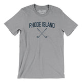 Rhode Island Golf Men/Unisex T-Shirt-Athletic Heather-Allegiant Goods Co. Vintage Sports Apparel